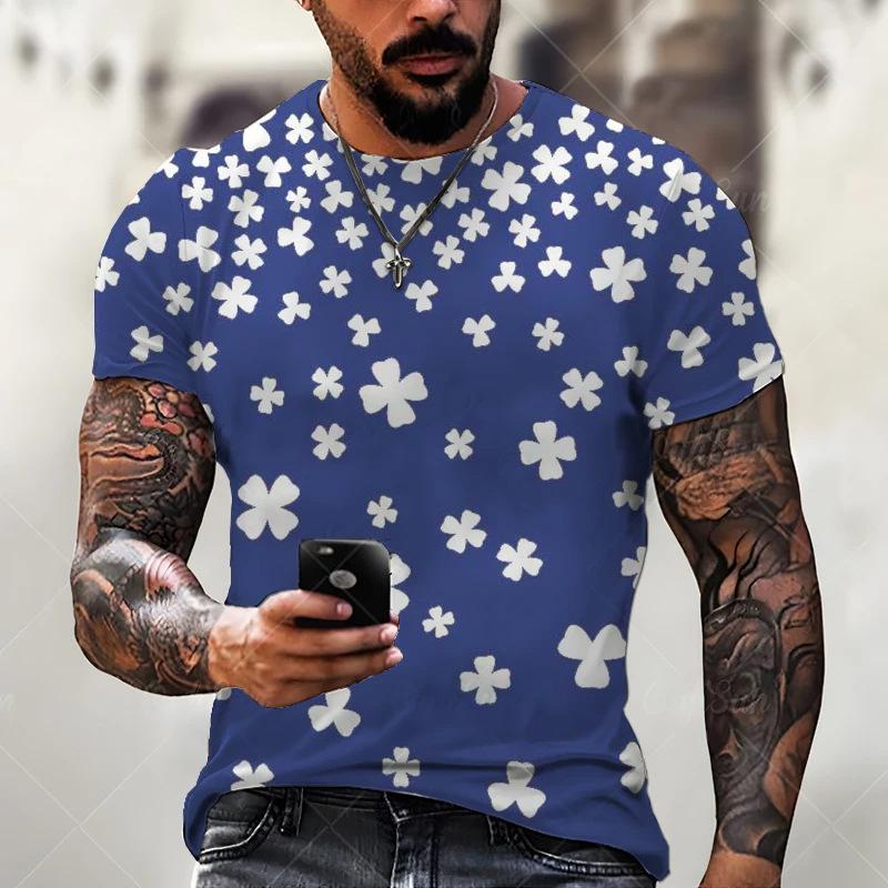 

Мужская модная футболка с 3D-принтом и квадратной сеткой, футболка с короткими рукавами Harajuku, мужская одежда, рубашка 6XL