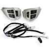 Steering Wheel Switch Buttons Silver For Mitsubishi Outlander ASX Laner