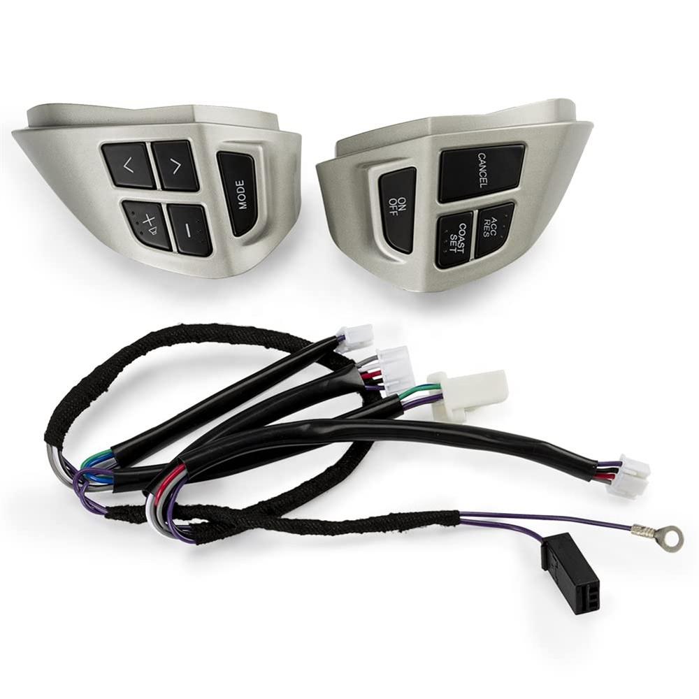 Steering Wheel Switch Buttons Silver For Mitsubishi Outlander ASX Laner