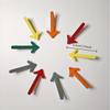 5pcs Simple and Creative Fun Arrow Hair Clip, Edge Clip Headband, Candy Color One Character Clip Hair Clip, Hair Accessoires
