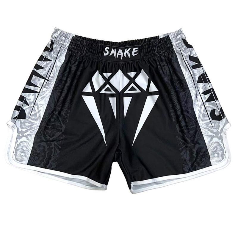 Shorts d'entraînement MMA Boxe Muay Thai Hommes Femmes Léger Séchage Rapide Pantalon de Combat Sportif