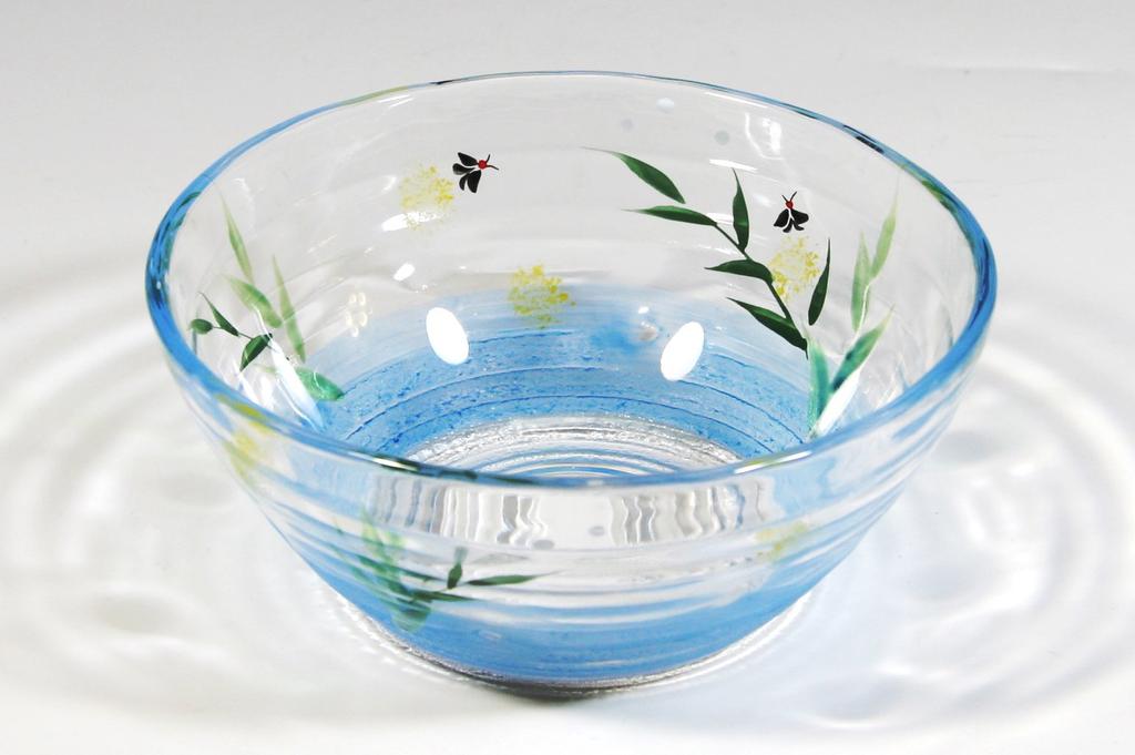 Kyoto Iroe Glass Wakaba Multi-Purpose Bowl (Gift Boxed) - Firefly