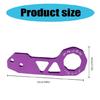 All Purpose Towing Accessory, Aluminum Rear Bumper Tow Hook With High Durability For Everyday Use & Emergencies Recovery
