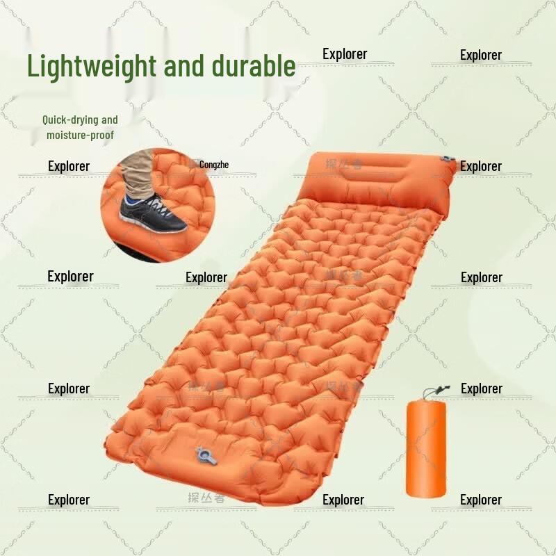Leichte Outdoor-Fußpumpe aufblasbare Isomatte