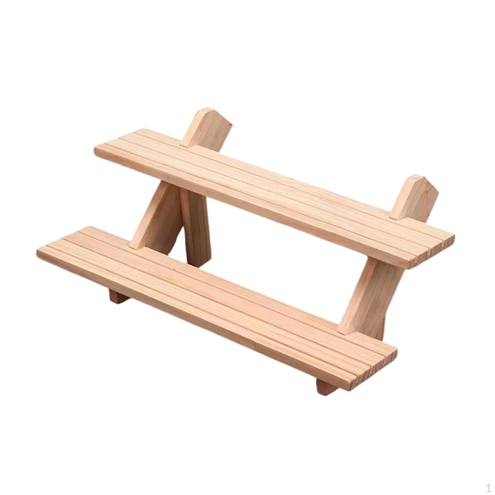 

Display Stand for Figurines, Cardboard Earring Stand, Wooden Riser Candles, , Figurines 2 Tier