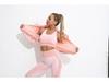Plus Size Zipper Yoga Set: European/American Autumn/Winter Long Sleeve Fitness & Running Sportswear for Women