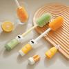 TPR Bottle Cleaning Brush Set ABS Pacifier Straw Scrubber Glass Cup Washing Tool  Drinking Straw