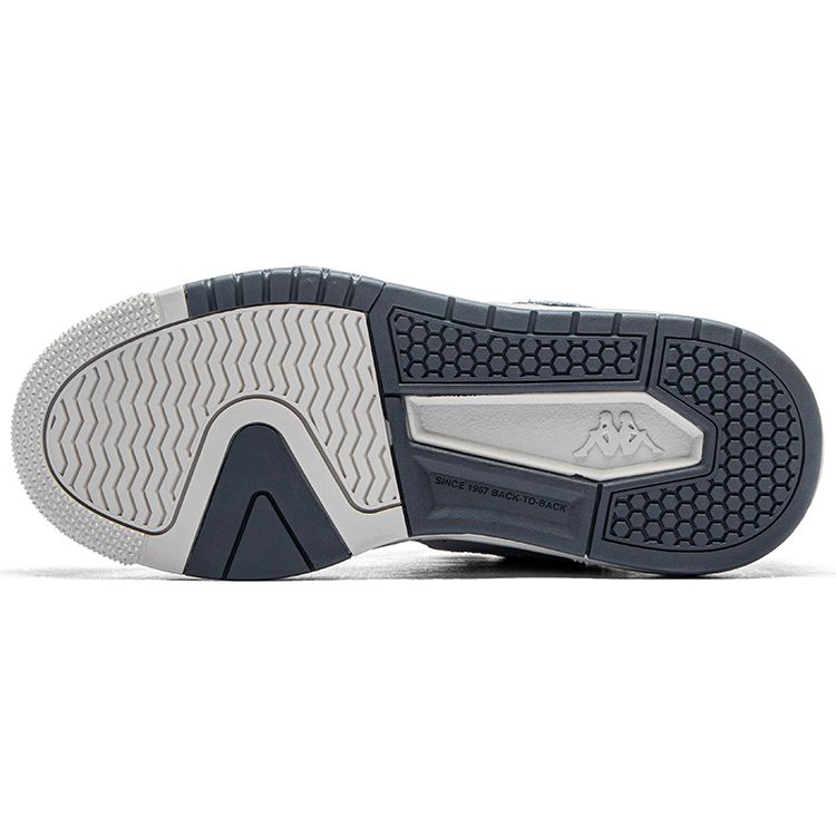 Kappa Thick Sole Comfortable Wear-Resistant Versatile Casual Fashion Sneakers Low-Top Skate Shoes Unisex Sneakers Gray K0DY5CC16-138