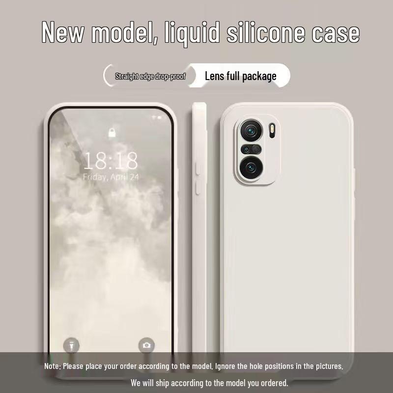 Redmi K40 Pro+ Liquid Silicone Anti-Drop Solid Color Phone Case
