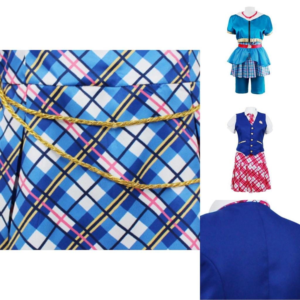 Barbie Charm Princess Academy Cosplay Costume Sofia Hailey Campus Outfit