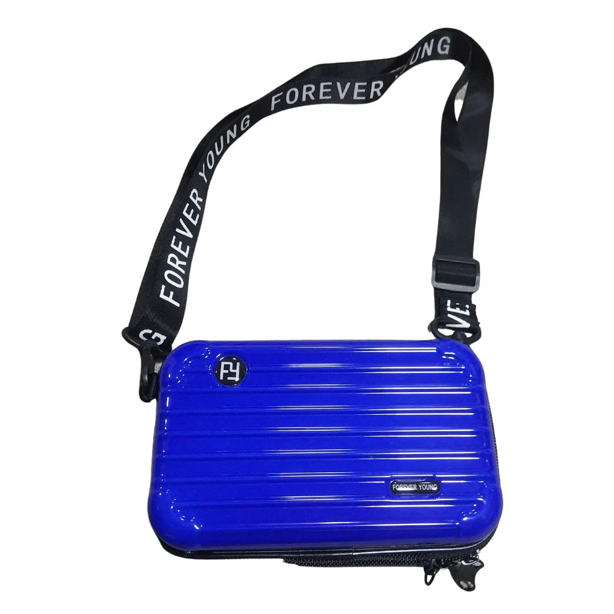 

Shoulder carry accessory case [Chime Trip] bag, suitcase, case, handbag, (ST/No.26024) (Blue) синій