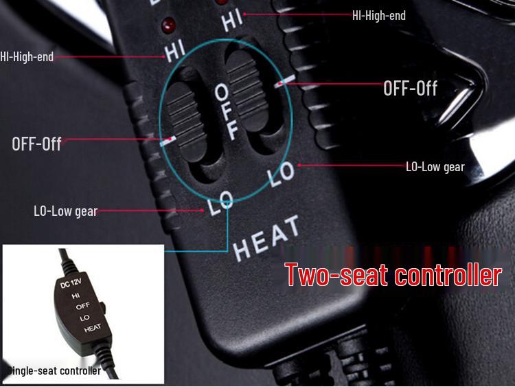 Universal 12V Winter Heated Car Seat Cushion Pad