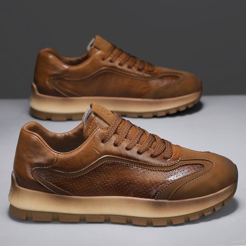 Scarpe da Ginnastica alla Moda CYYTL Uomo Scarpe Casual Moda Piattaforma Esterna Tennis Corsa Sport Escursionismo Lusso Skateboard Mocassini di Design Pelle