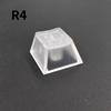 SLEEKSTATION Transparent ABS Keycaps for Mechanical Keyboards, Matte Backlit Keycaps, Customizable Keycaps with Transparent Matte Finish (50)