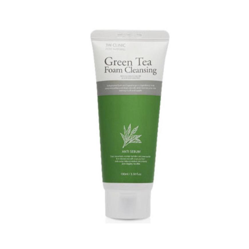 3w Clinic Green Tea Foam Cleansing 100ml (3 Options)
