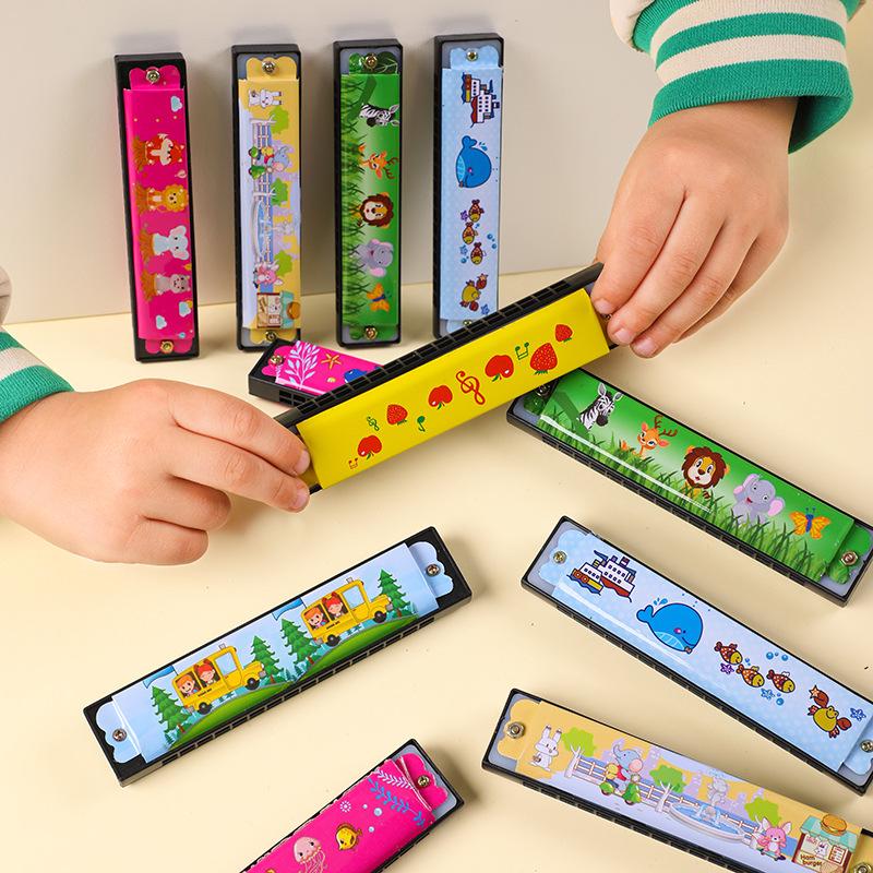 Children s 16-Hole Tinplate Harmonica for Beginners - Perfect for Kindergarten and Primary School Students