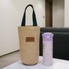 Canvas Cup Sleeve, Portable Water Bottle Bag, Thermal Cup, Pot, Umbrella Storage Pouch, Large Capacity Thermos Cup Protective Cover
