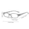 Fashion Anti-Blue Light Reading Glasses Men Women Eye Protection Presbyopic Eyeglasses Flowers Comfortable Eyewear