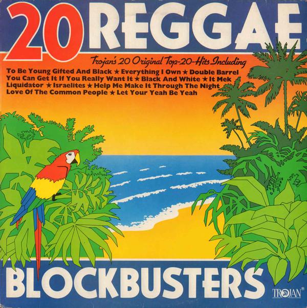 LP Record VARIOUS - 20 Reggae Blockbusters TRLS176 Trojan Records 1979 Jamaica Reggae, Ska & Dub Used