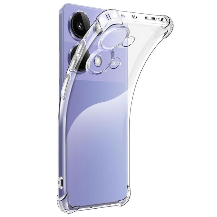 Coque - Phonillico® - Xiaomi Redmi Note 13 Pro 4G - Antichoc - TPU Souple - Transparent