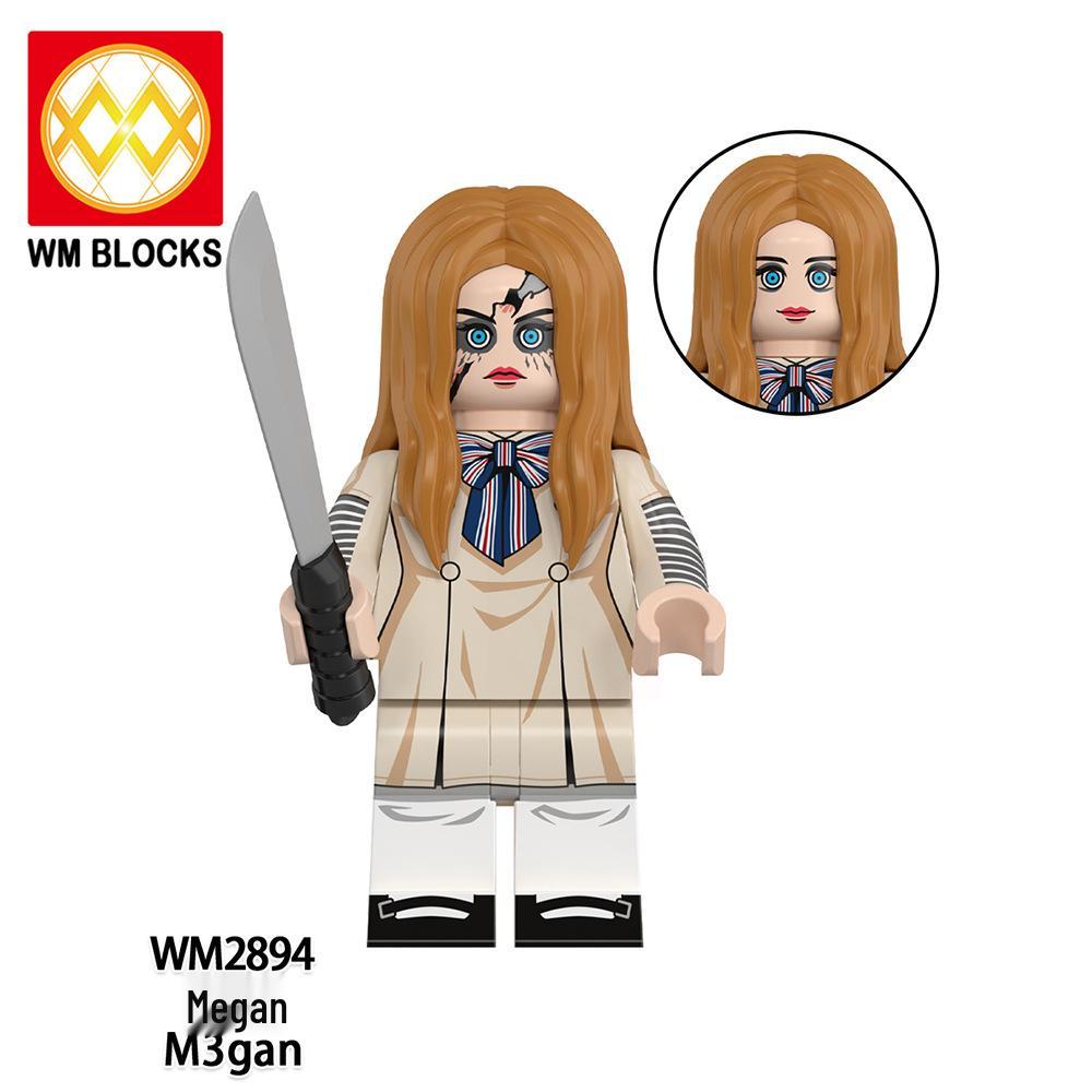 WM6205 Ghost Nun Horror Series Minifigure Building Block Toy