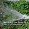 3/4" Hochdruck-Wasserpistole Mehrwinkel-Einstellbar Sprühen Autowaschen Gartenbewässerung Bewässerungsschlauch Schnellverschluss-Sprüher