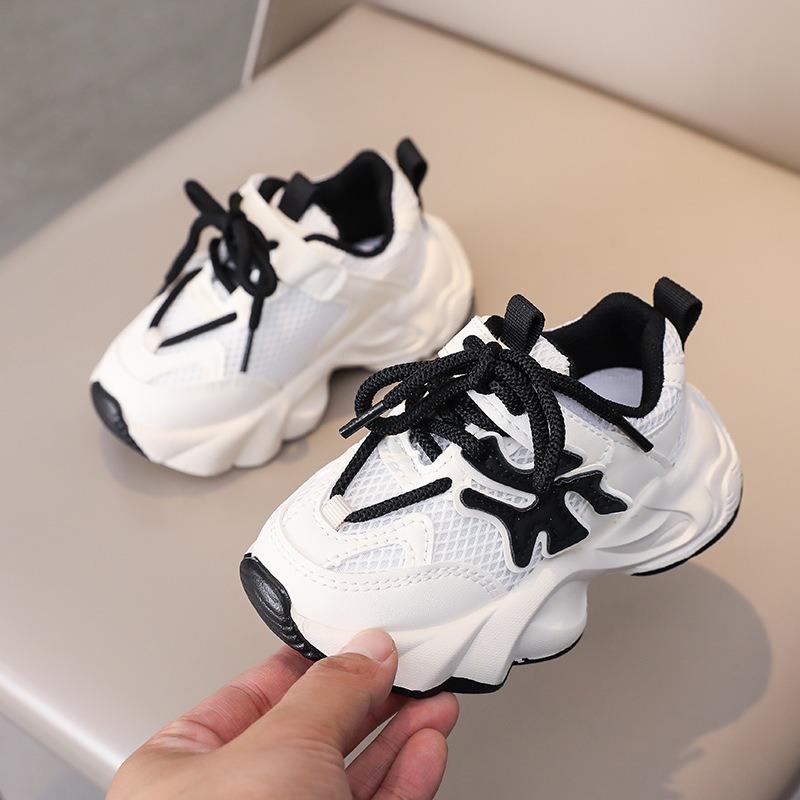 Boys' Mesh Sports Shoes | Breathable Children's Sneakers, Girls' Single-Layer Mesh Casual Shoes Trendy Sneakers