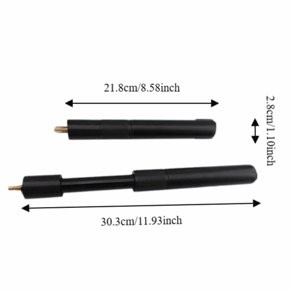 Threaded Connector Pool Cue Extension Telescopic Structure Cue Lengthener Indoor Play
