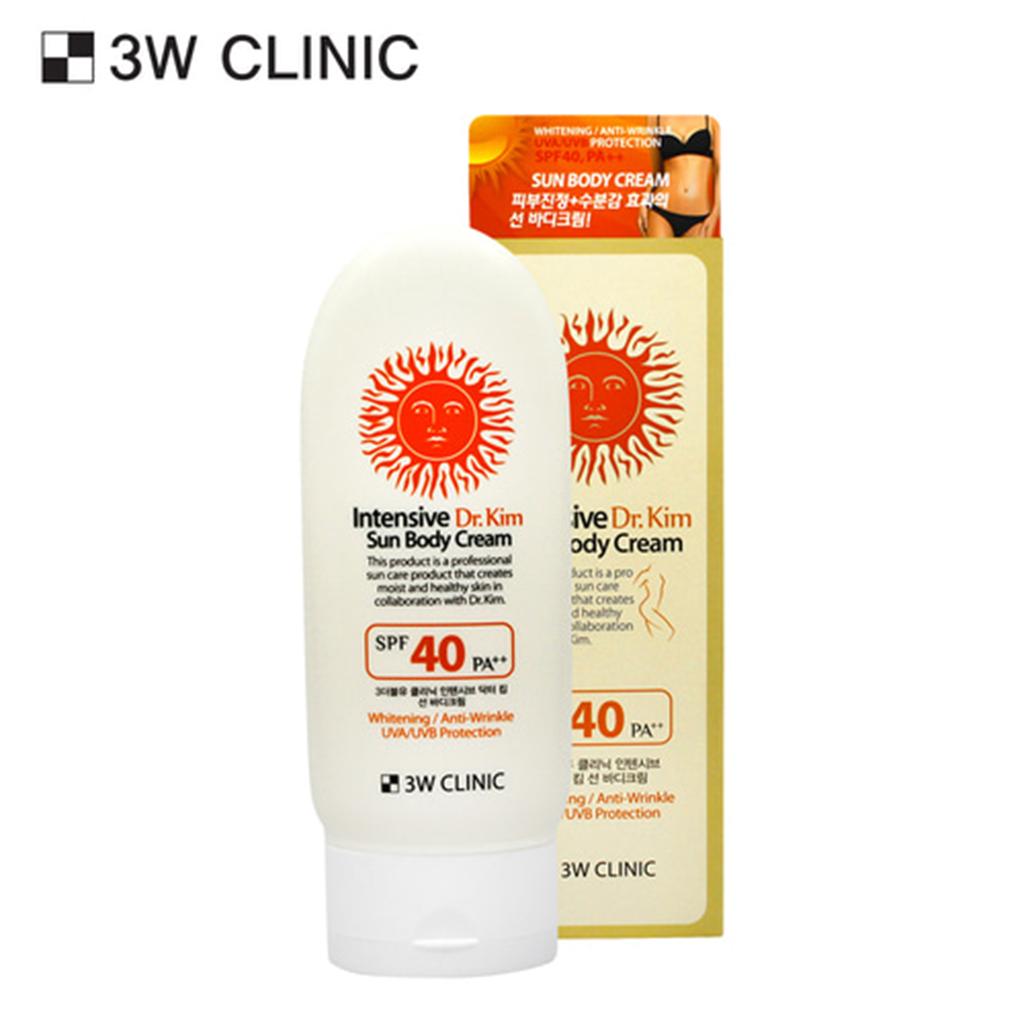 

3W CLINIC Интенсивный солнцезащитный крем для тела Dr.Kim 150г (3 варианта)
