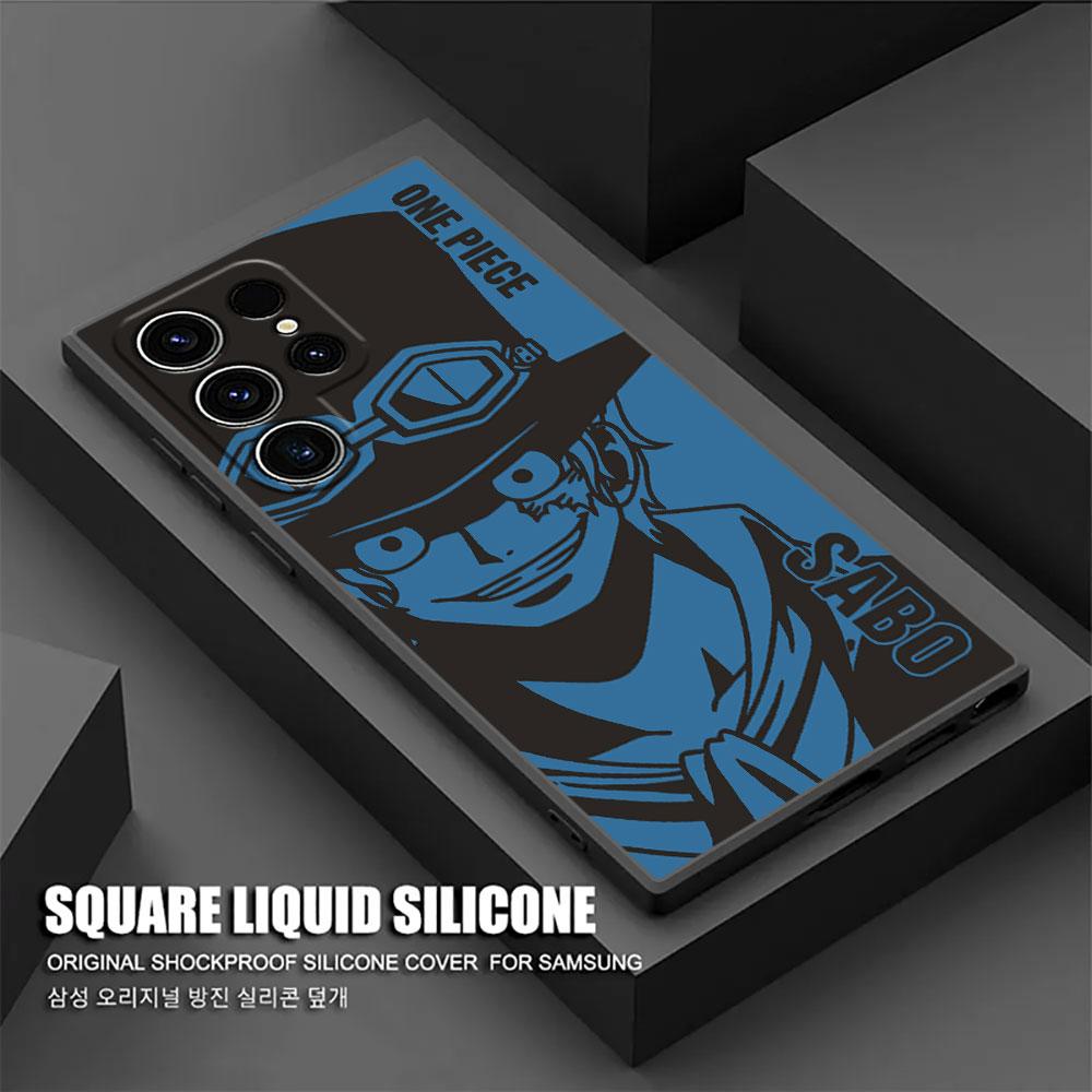 One Piece Luffy Sabo Portgas D Ace Phone Case For Samsung Galaxy S25 S24 S23 S20 S21 FE S26 S22 Ultra S26 Plus S25FE Soft Cover