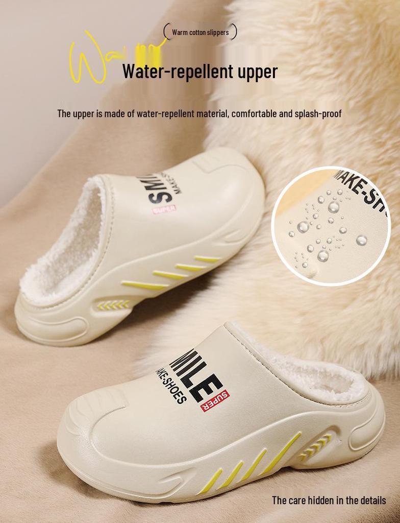 Men's Fleece-Lined Warm Casual Cotton Shoes - 2025 Autumn/Winter Collection