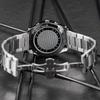 Fashion Business Function Quartz Men'S Watch Calendar Men'S Steel Strap Watch