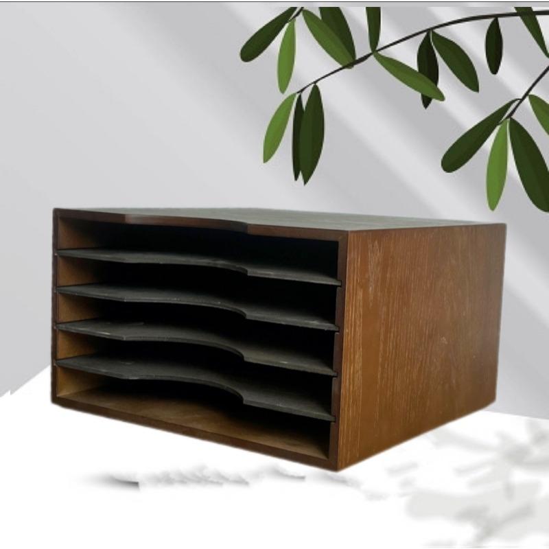 Supporto per Dischi in Vinile, Scaffale Organizzatore in Legno per CD, Supporto per Giradischi Retro con Vano Portaoggetti, Rastrelliera Espositiva Decorazione per la Casa Vintage
