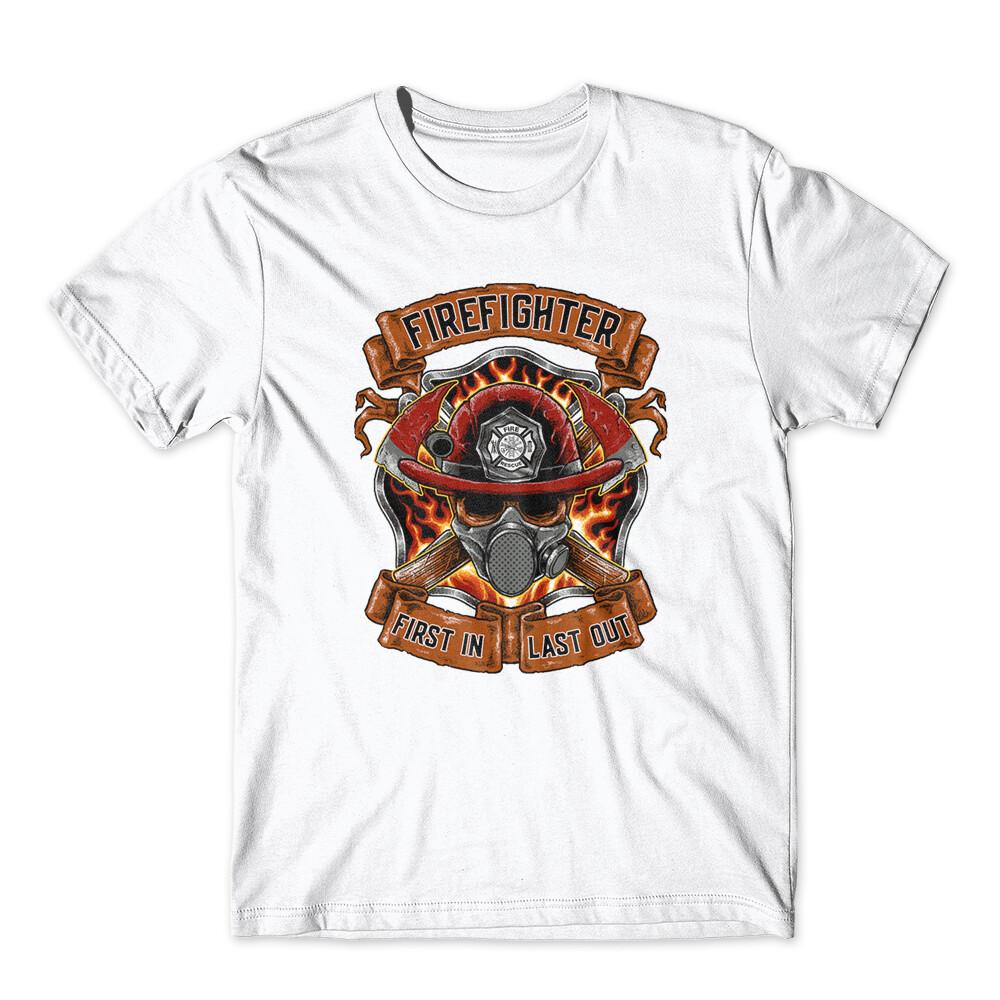 

fire fighter T-Shirt 100% Cotton Premium Tee NEW M