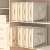 Vierteiliges Extra-dickes Aufbewahrungsbeutel-Set: Staub- und Schimmelbeständiger Organizer für Bettwäsche, Bettbezüge, Steppdecken und Kleidung