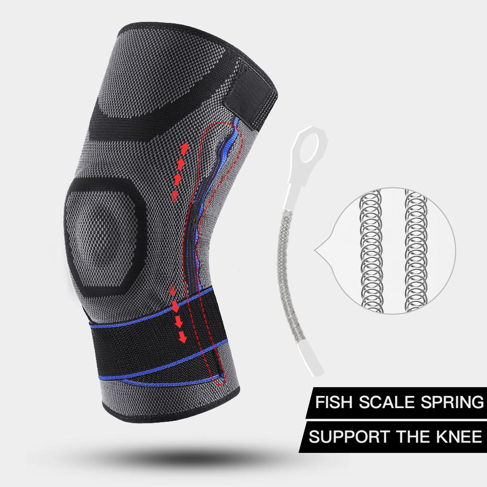 Professional Competition Level Protective Massage Support Sport Knee Protection Spring Support Stable Pressure Protection Tendon