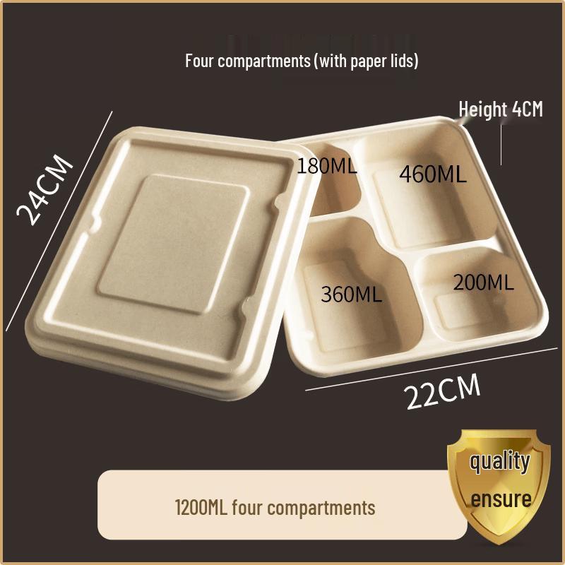 Disposable Pulp Takeaway Food Container