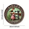 Vintage Singer Iron Wall Art Retro Decor Plaque Sign Home Decor Gift