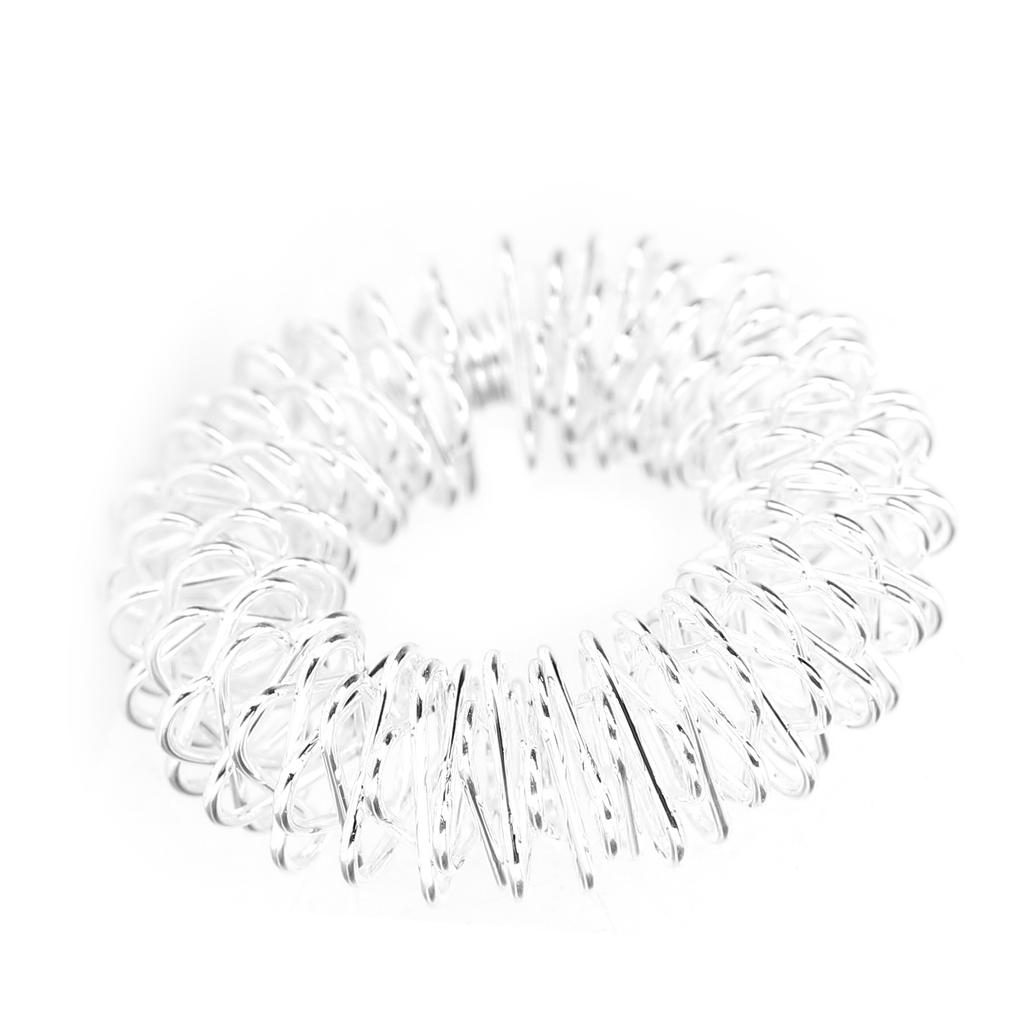 Stachelige Sensorische Fingerringe Finger Massage Stressabbau Schmerztherapie Ringe für Kinder ErwachseneSilber