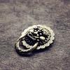 Retro Style Brass Clasp For DIY Garment Accessories Patina Finish Brass Connectors Metal Fastener