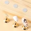 INS False Nail Tip Holder Wooden Nail Holder with Base Nail Display Stand  Nail Art Practice