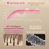 Mini Cordless Hair Straightener Brush Portable Women Bangs Hair Straightening Comb USB Rechargeable Fast Heating Electric Hair Brush