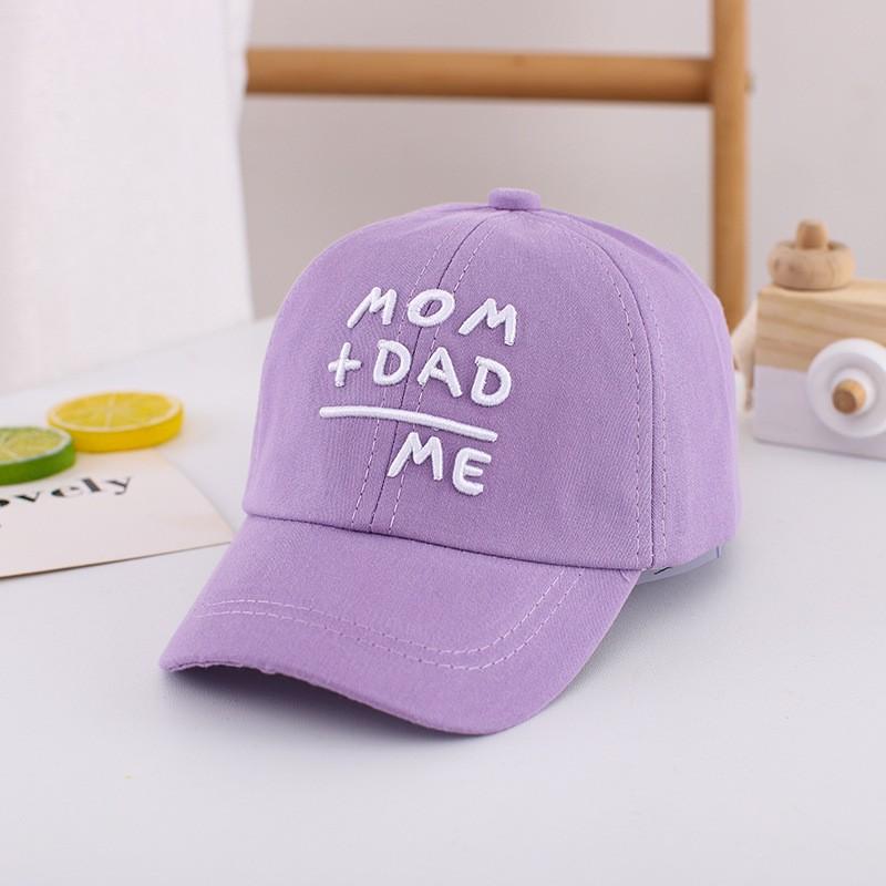 Infant And Toddler Letter Embroidery Baby Baseball Cap Outdoor Travel Sun Hat