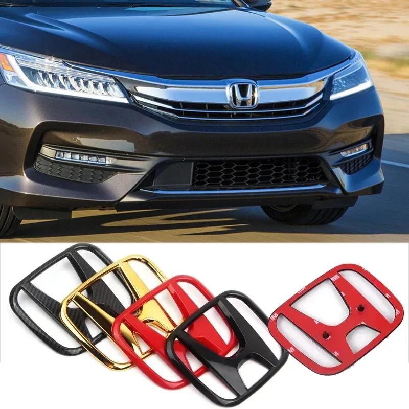ABS Car Front Rear Badge Sticker for Honda City XR-V Envix CR-V STEPWGN Civic Accord ODYSSEY VEZEL Fit Auto Hood Grille Emblem