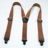 Robuste Arbeits Hosenträger 3,8 cm Breit Retro Y-Form Hosenträger Elegant mit 3 Klammern Elastische Hosen Hosenträger