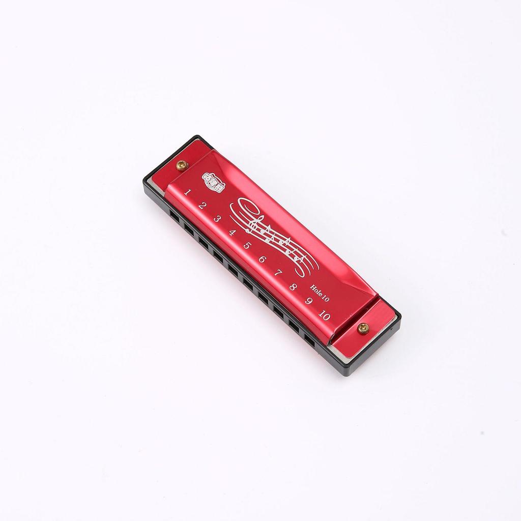 10-Hole Titanium Harmonica: Beginner-Friendly Educational Toy for Kids & Adults