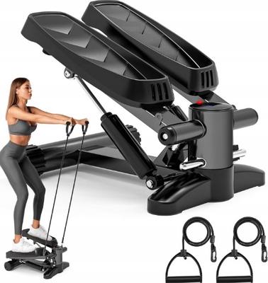 Stepper Steper Prosty Z Linkami Do Ćwiczeń Licznik Lcd Regulacja Fitness