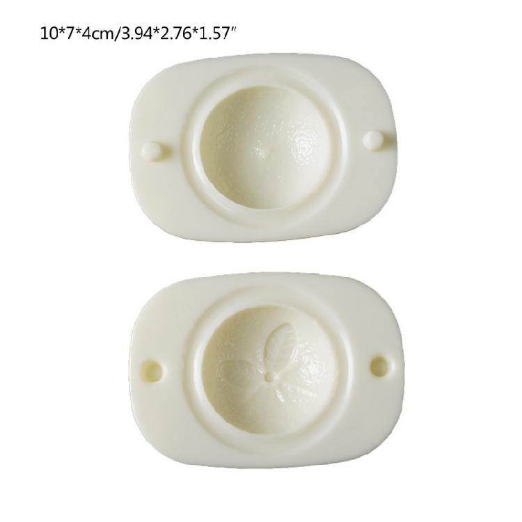 50g Cute Orange Shape Plastic Mooncake Mold Mooncake Mold DIY Baking Accessories