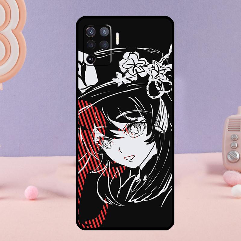 Genshin Impact Hu Tao Phone Case For Oppo A18 A38 A58 A78 A98 A74 A94 A54 A40 A60 A80 A16 A76 A96 A15 A57S A17 A77