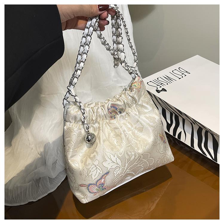 

Портативная холщовая сумка через плечо с цветочным рельефом под мышкой, женская сумка для хранения, жаккардовая сумка-мессенджер премиум-класса розовый